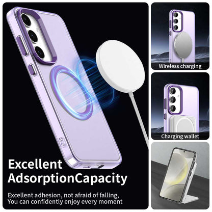MagSafe Case for Samsung Galaxy S25+ S936 / S24+ S926, Techsuit, CandyCase, Purple
