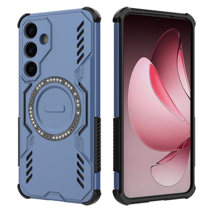Custodia MagSafe per Samsung Galaxy S25+ S936, Techsuit, ArmorMag, Blu