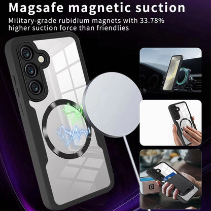Custodia MagSafe per Samsung Galaxy S25+ S936, Techsuit, ColorVerse 360, Viola