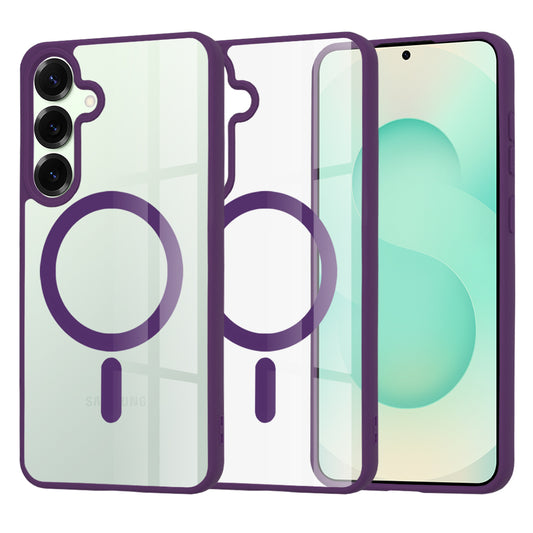 Custodia MagSafe per Samsung Galaxy S25+ S936, Techsuit, Pro, Viola