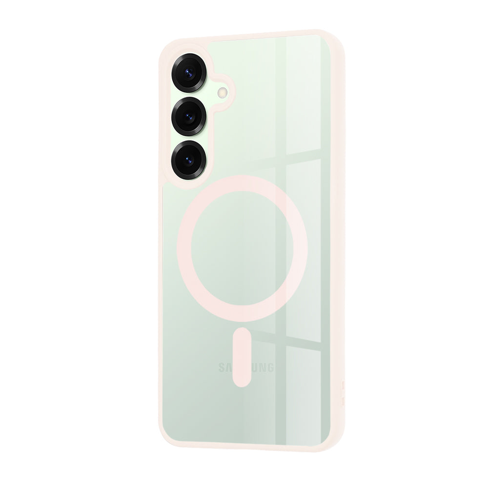 Custodia MagSafe per Samsung Galaxy S25+ S936, Techsuit, Pro, Rosa