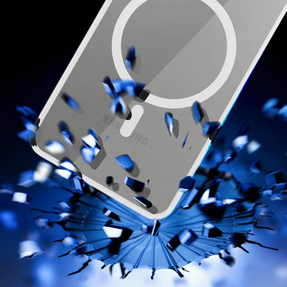 Custodia MagSafe per Samsung Galaxy S25 S931, 3MK, Clear MagCase, Trasparente