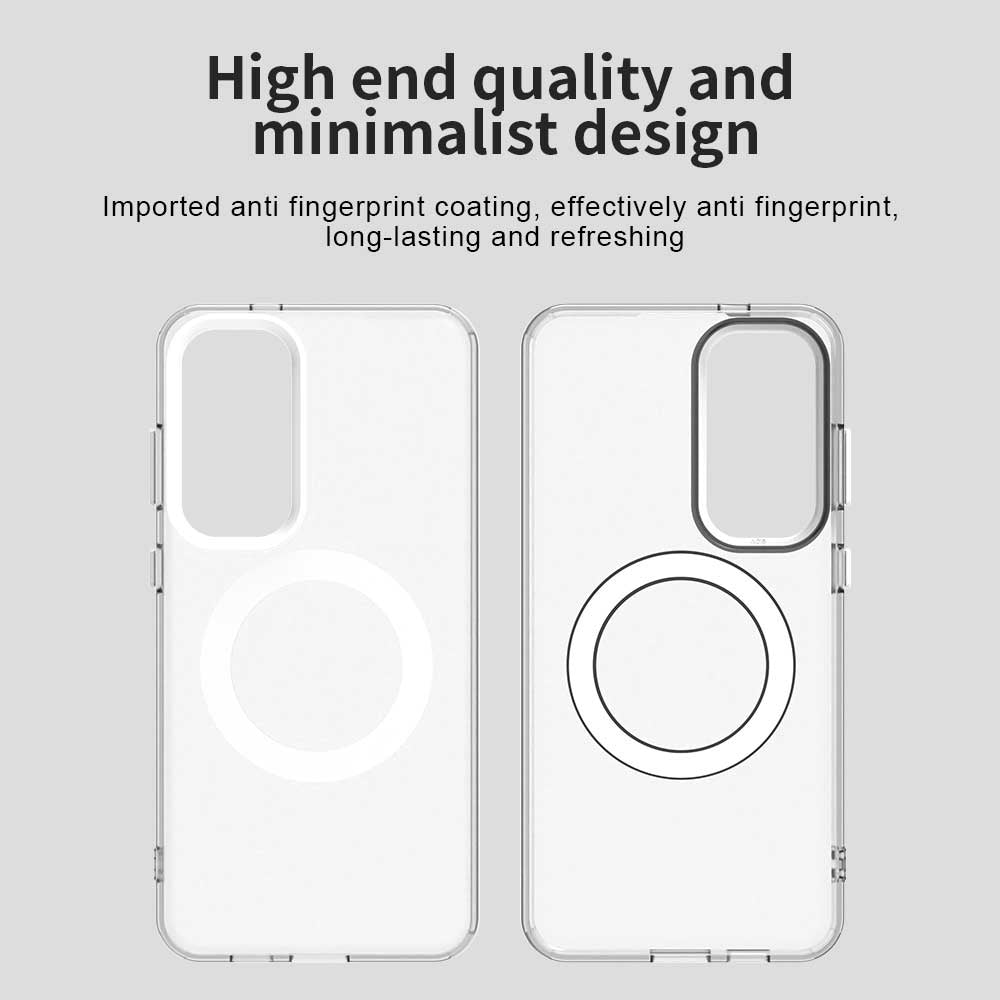 Custodia MagSafe per Samsung Galaxy S25 S931 / S24 S921, Techsuit, CandyCase, Bianca