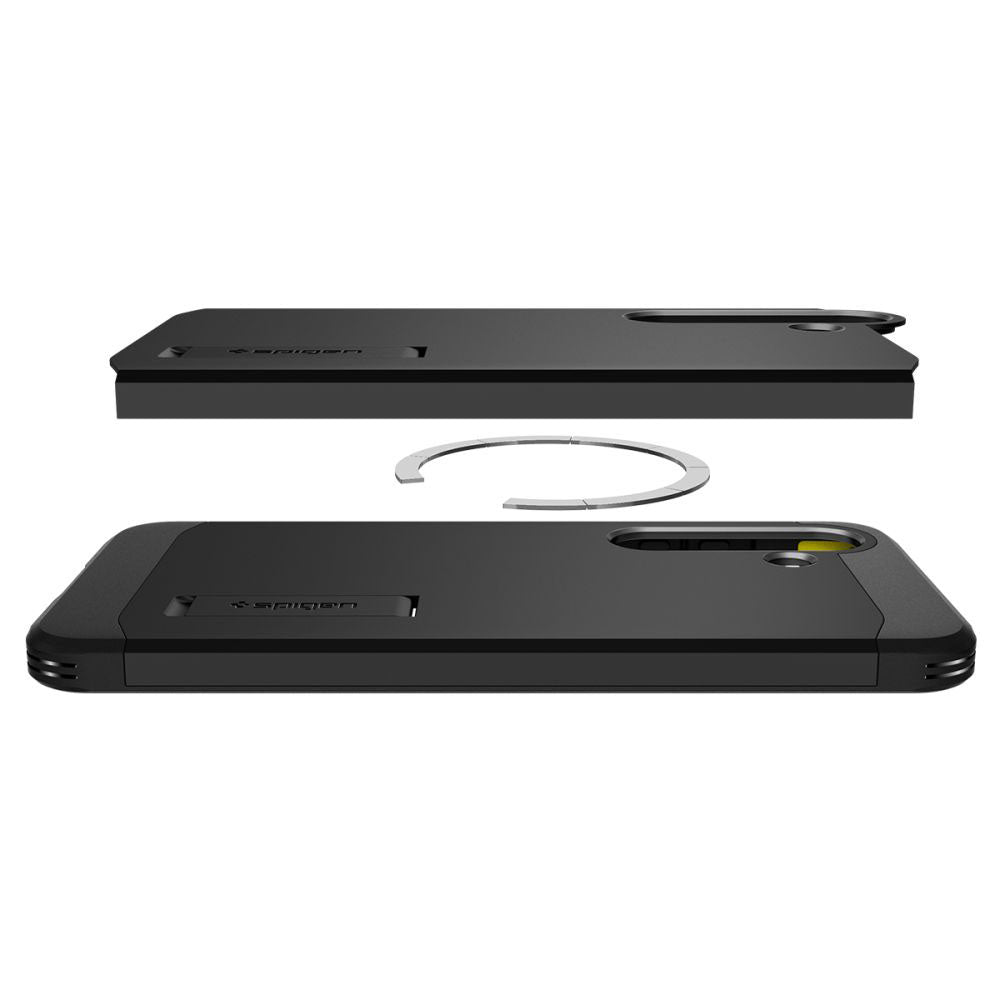 Custodia MagSafe per Samsung Galaxy S25 S931, Spigen, Tough Armor, Nera ACS09008