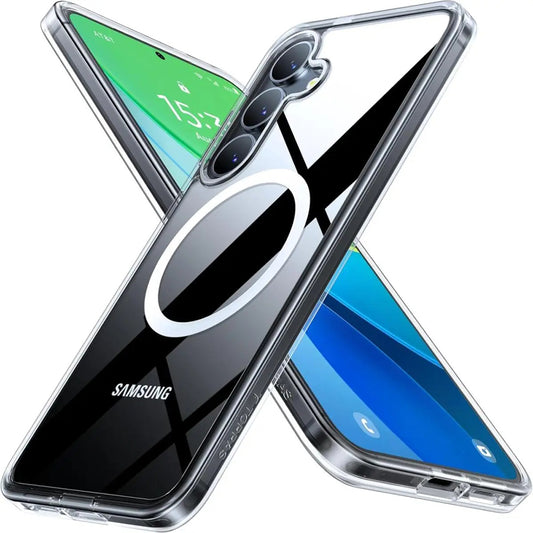 Custodia MagSafe per Samsung Galaxy S25 S931, Torras, Guardian, Trasparente