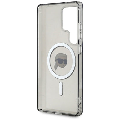 MagSafe Case for Samsung Galaxy S25 Ultra S938, Karl Lagerfeld, IML Karl's Head, Black
