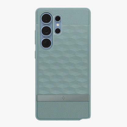 Custodia MagSafe per Samsung Galaxy S25 Ultra S938, Spigen, Caseology Parallax, Verde ACS09053
