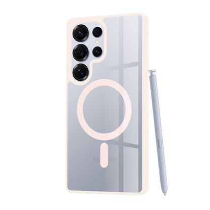 Custodia MagSafe per Samsung Galaxy S25 Ultra S938, Techsuit, Pro, Rosa
