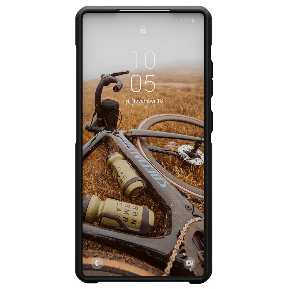 Custodia MagSafe per Samsung Galaxy S25 Ultra S938, Urban Armor Gear, Metropolis LT Topography, Nera