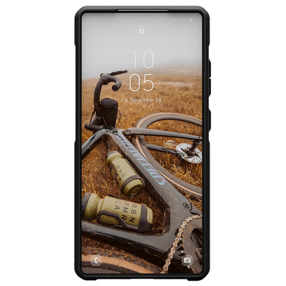 Custodia MagSafe per Samsung Galaxy S25 Ultra S938, Urban Armor Gear, Metropolis LT Topography, Nera