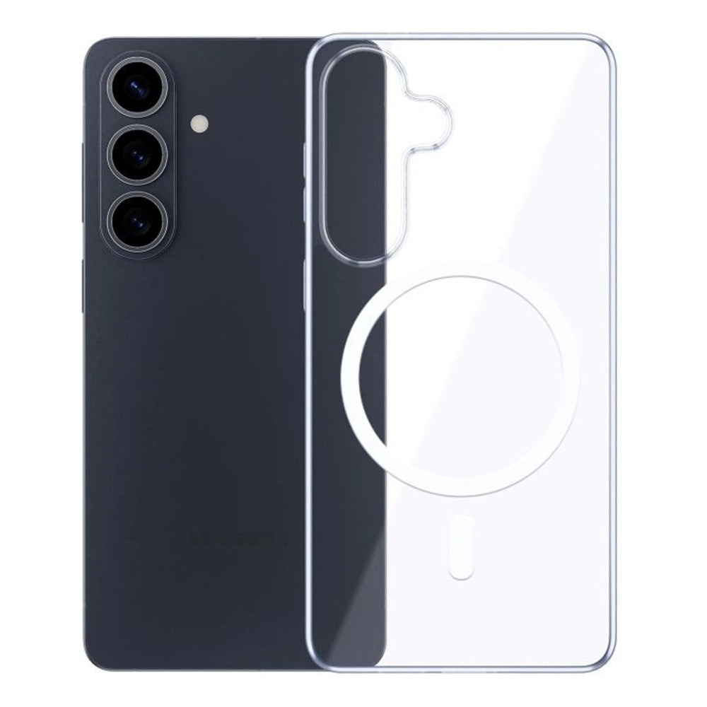 MagSafe Case for Samsung Galaxy S26, 3MK, Clear MagCase, Transparent