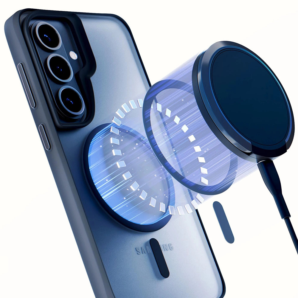 Custodia MagSafe per Samsung Galaxy S26, 3MK, Satin Armor, Trasparente