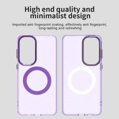 Custodia MagSafe per Samsung Galaxy S26 FE S741, Techsuit, CandyCase, Viola