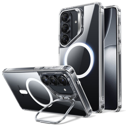 Custodia MagSafe per Samsung Galaxy S26 Plus, ESR, Classic Hybrid Kickstand, Trasparente