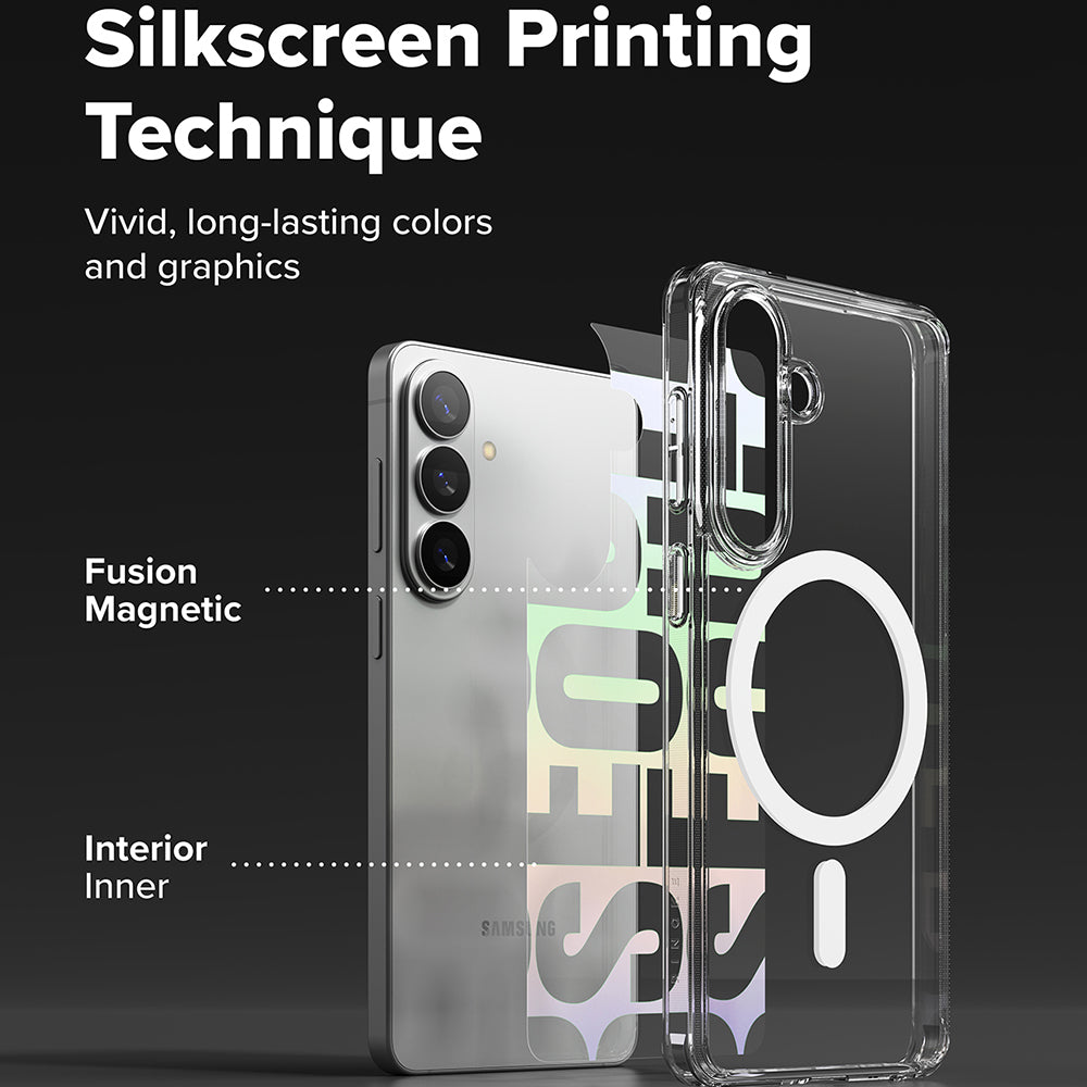 MagSafe Case for Samsung Galaxy S26 Plus S947, Ringke, Fusion Seoul, Transparent