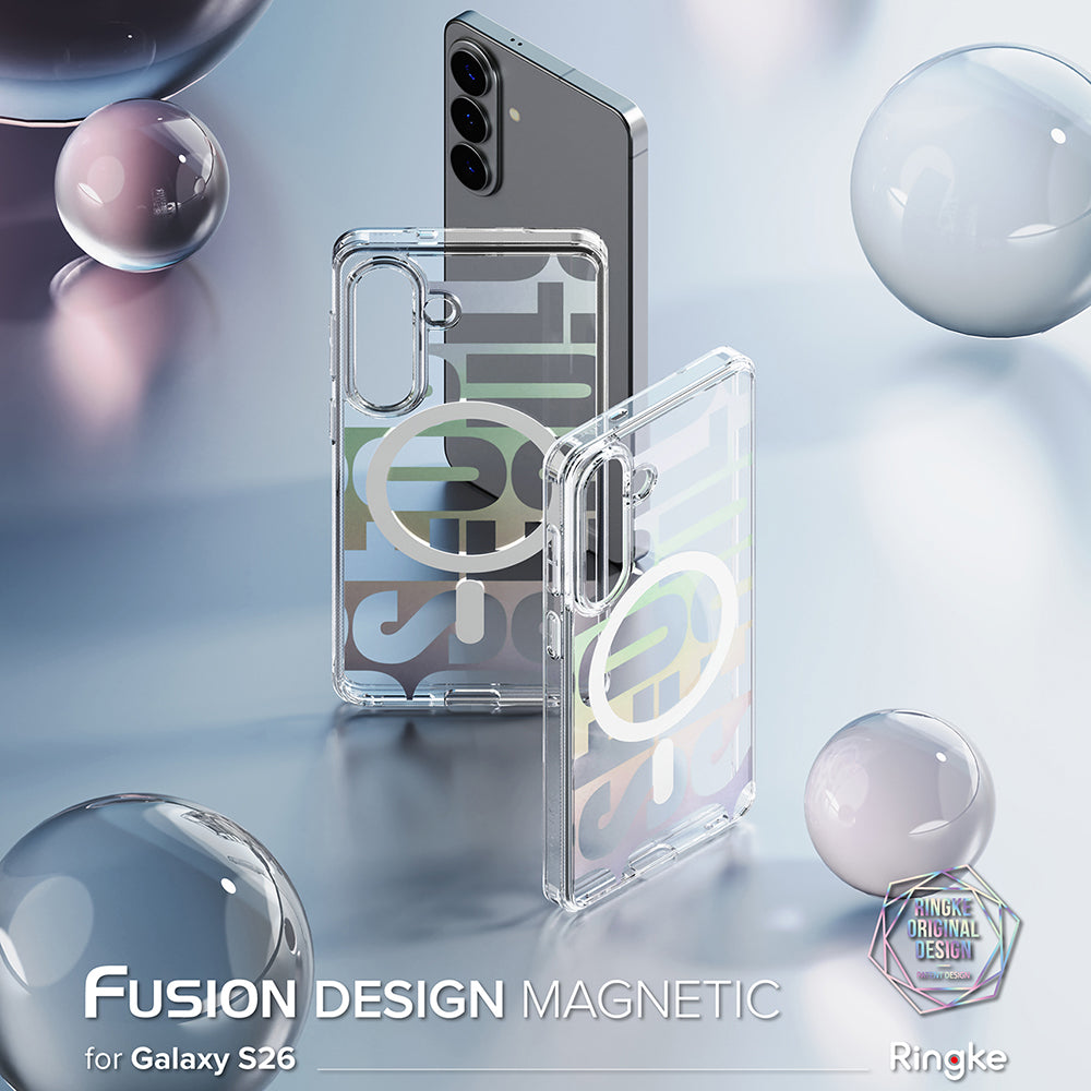 MagSafe Case for Samsung Galaxy S26 Plus S947, Ringke, Fusion Seoul, Transparent