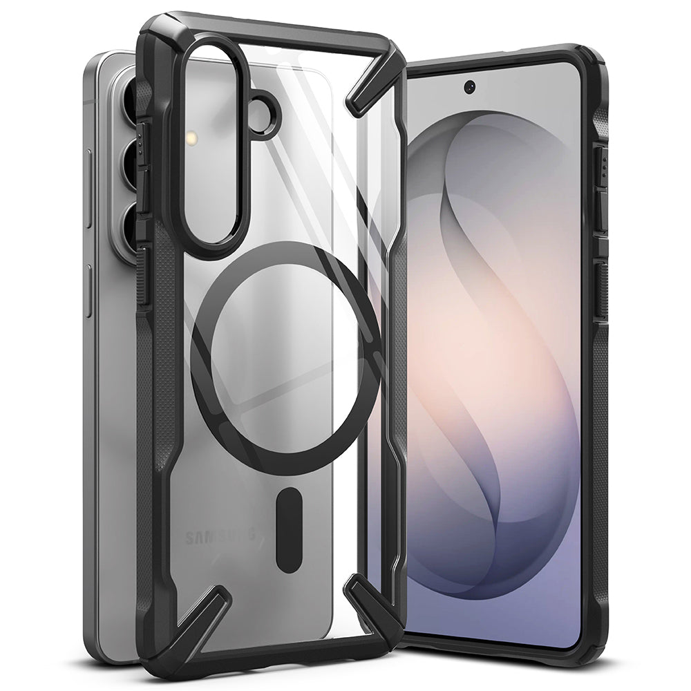 Custodia MagSafe per Samsung Galaxy S26 Plus, Ringke, Fusion X, Nera