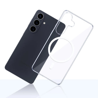 Custodia MagSafe per Samsung Galaxy S26 Plus S947, 3MK, Clear MagCase, Trasparente