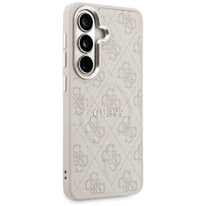 Custodia MagSafe per Samsung Galaxy S26 Plus S947, Guess, 4G Anello Inciso, Rosa