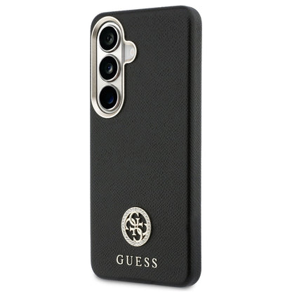 Custodia MagSafe per Samsung Galaxy S26 Plus S947, Guess, Rhinestone Round Logo, Nera