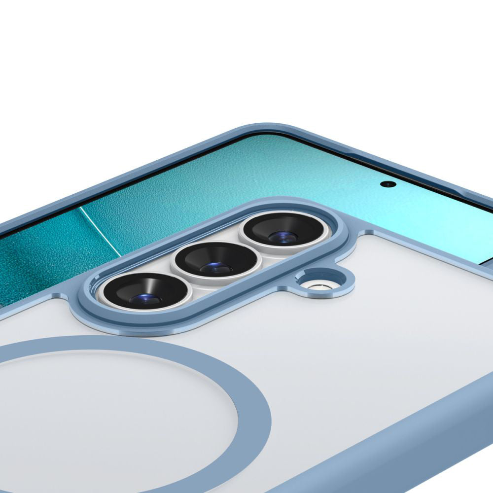 Custodia MagSafe per Samsung Galaxy S26 Plus S947, Spigen, Ultra Hybrid, Blu ACS11213