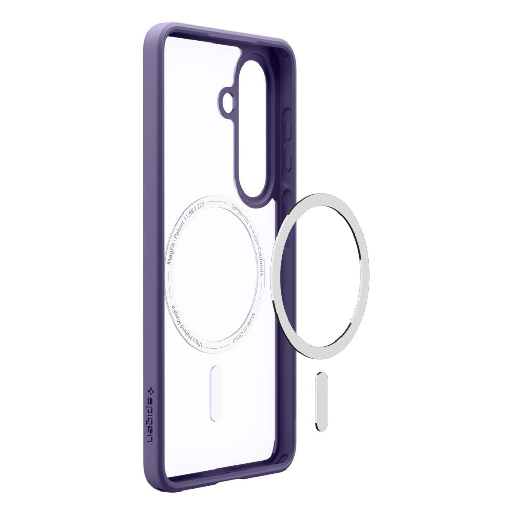 Custodia MagSafe per Samsung Galaxy S26 Plus S947, Spigen, Ultra Hybrid, Viola Scuro ACS11214