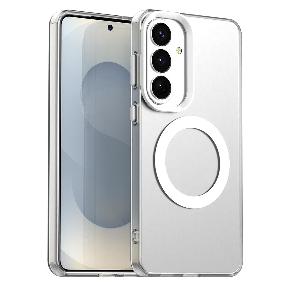 Custodia MagSafe per Samsung Galaxy S26 Plus, Techsuit, CandyCase, Bianca