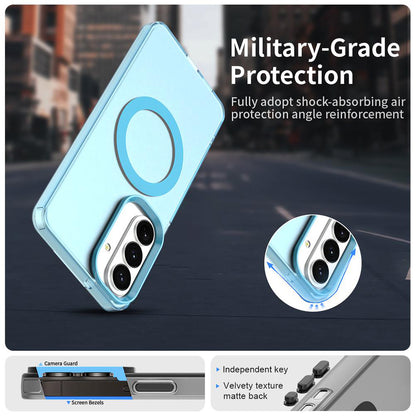 Custodia MagSafe per Samsung Galaxy S26 Plus, Techsuit, CandyCase, Blu