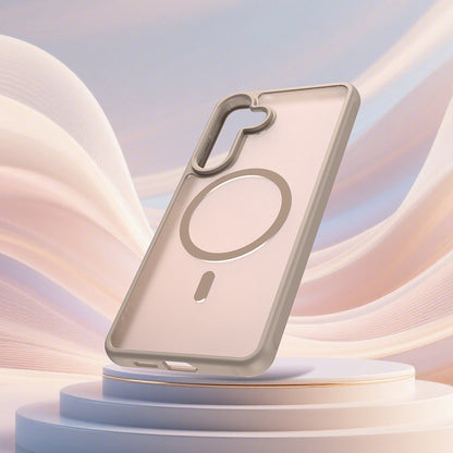 MagSafe Case for Samsung Galaxy S26 Plus, Techsuit, HaloFrost II, Gold