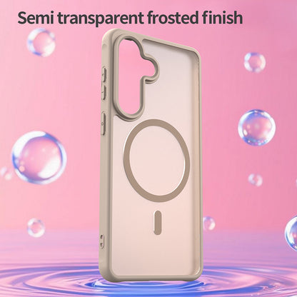 MagSafe Case for Samsung Galaxy S26 Plus, Techsuit, HaloFrost II, Gold