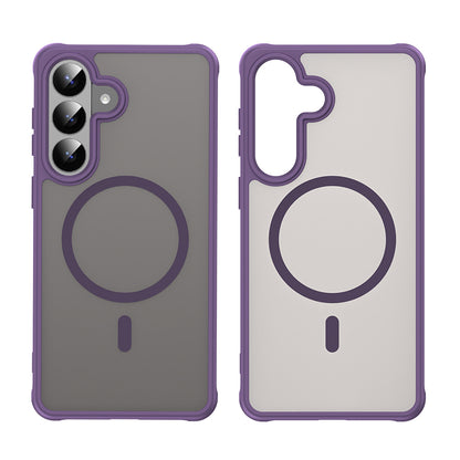 Custodia MagSafe per Samsung Galaxy S26 Plus, Techsuit, HaloFrost II, Viola