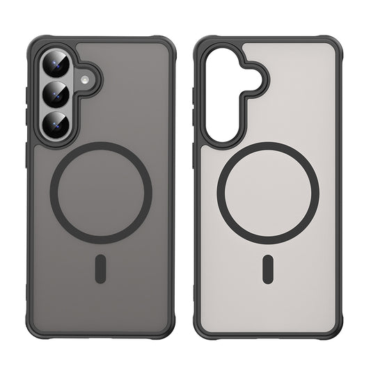 Custodia MagSafe per Samsung Galaxy S26 Plus, Techsuit, HaloFrost II, Nera