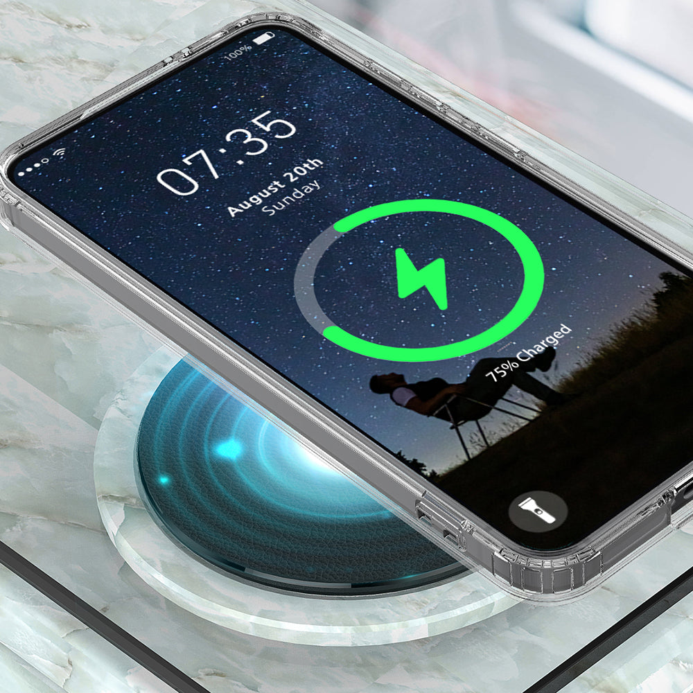 Custodia MagSafe per Samsung Galaxy S26 Plus, Techsuit, Pro, Trasparente