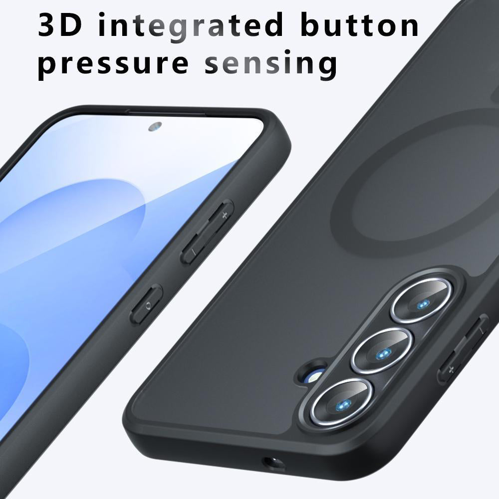 MagSafe Case for Samsung Galaxy S26 Plus, Techsuit, PureFrost, Satin Black
