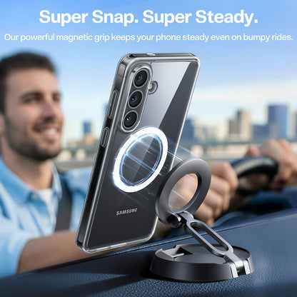 Custodia MagSafe per Samsung Galaxy S26 Plus, Torras, Guardian, Trasparente