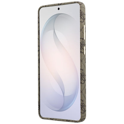 Custodia MagSafe per Samsung Galaxy S26 S942, Guess, 4G Script Logo, Marrone