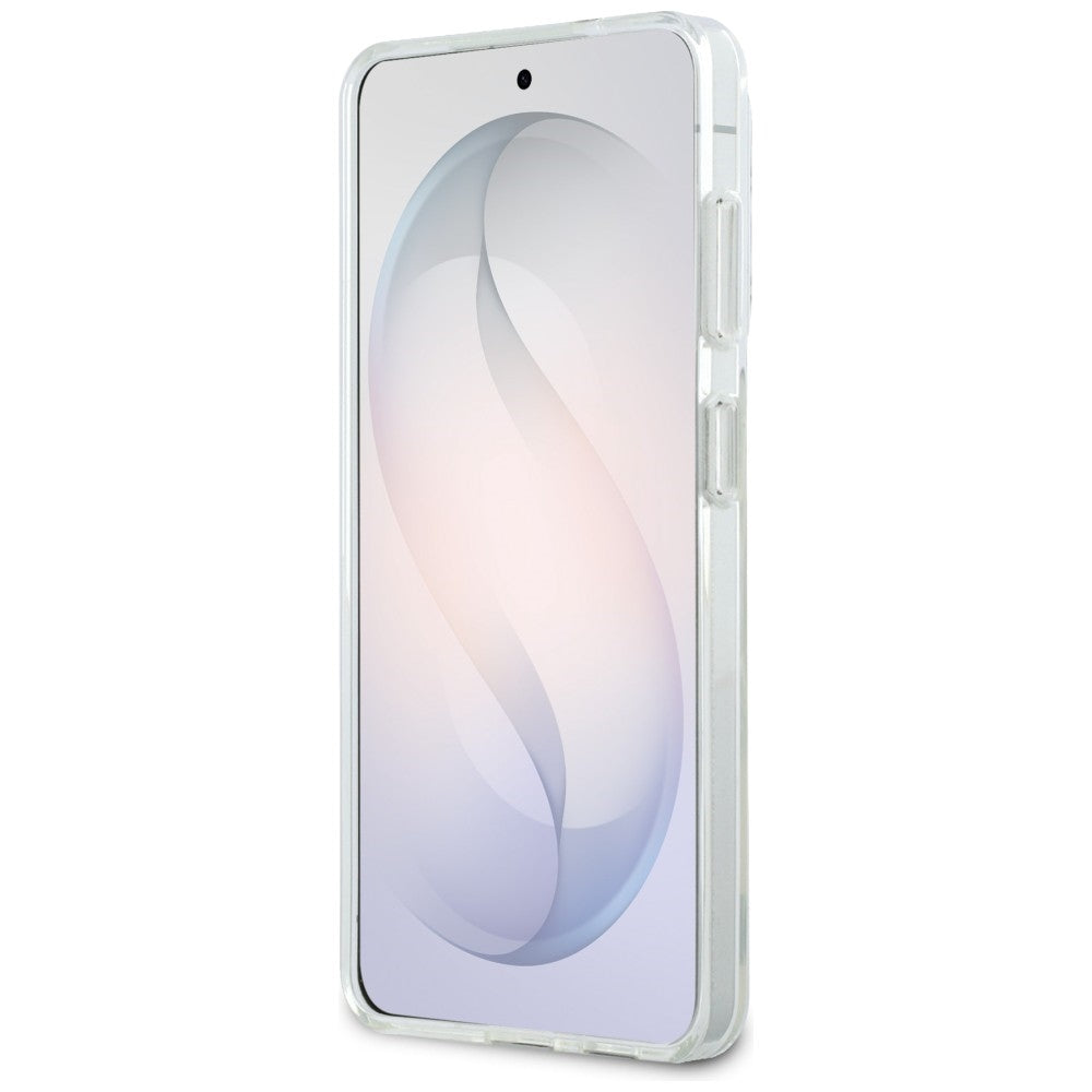 Custodia MagSafe per Samsung Galaxy S26 S942, Karl Lagerfeld, IML Choupette Peekaboo Logo, Bianca
