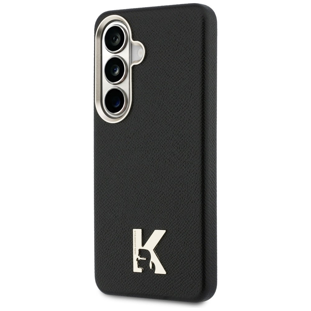 Custodia MagSafe per Samsung Galaxy S26 S942, Karl Lagerfeld, Karl Head Logo, Nera