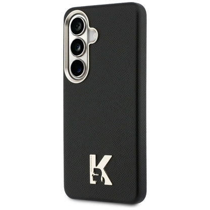 Custodia MagSafe per Samsung Galaxy S26 S942, Karl Lagerfeld, Karl Head Logo, Nera