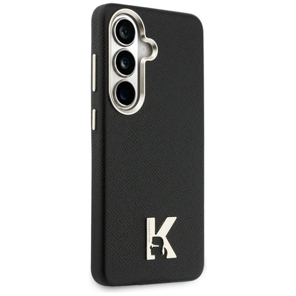 Custodia MagSafe per Samsung Galaxy S26 S942, Karl Lagerfeld, Karl Head Logo, Nera