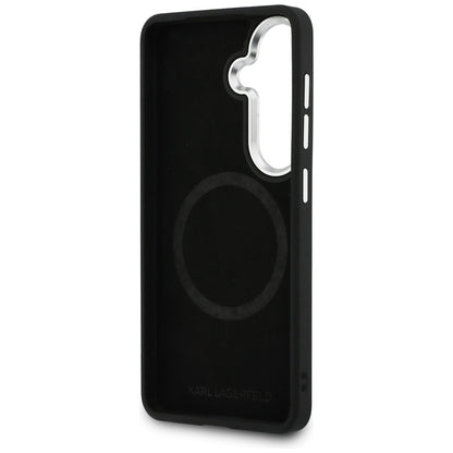 MagSafe Case for Samsung Galaxy S26 S942, Karl Lagerfeld, Karl Round Point Logo, Brown