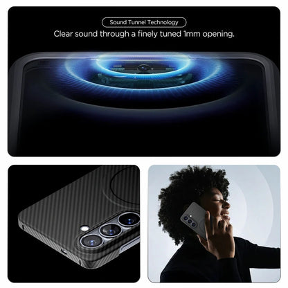 Custodia MagSafe per Samsung Galaxy S26 S942, Spigen, Air Skin, Nera ACS11059
