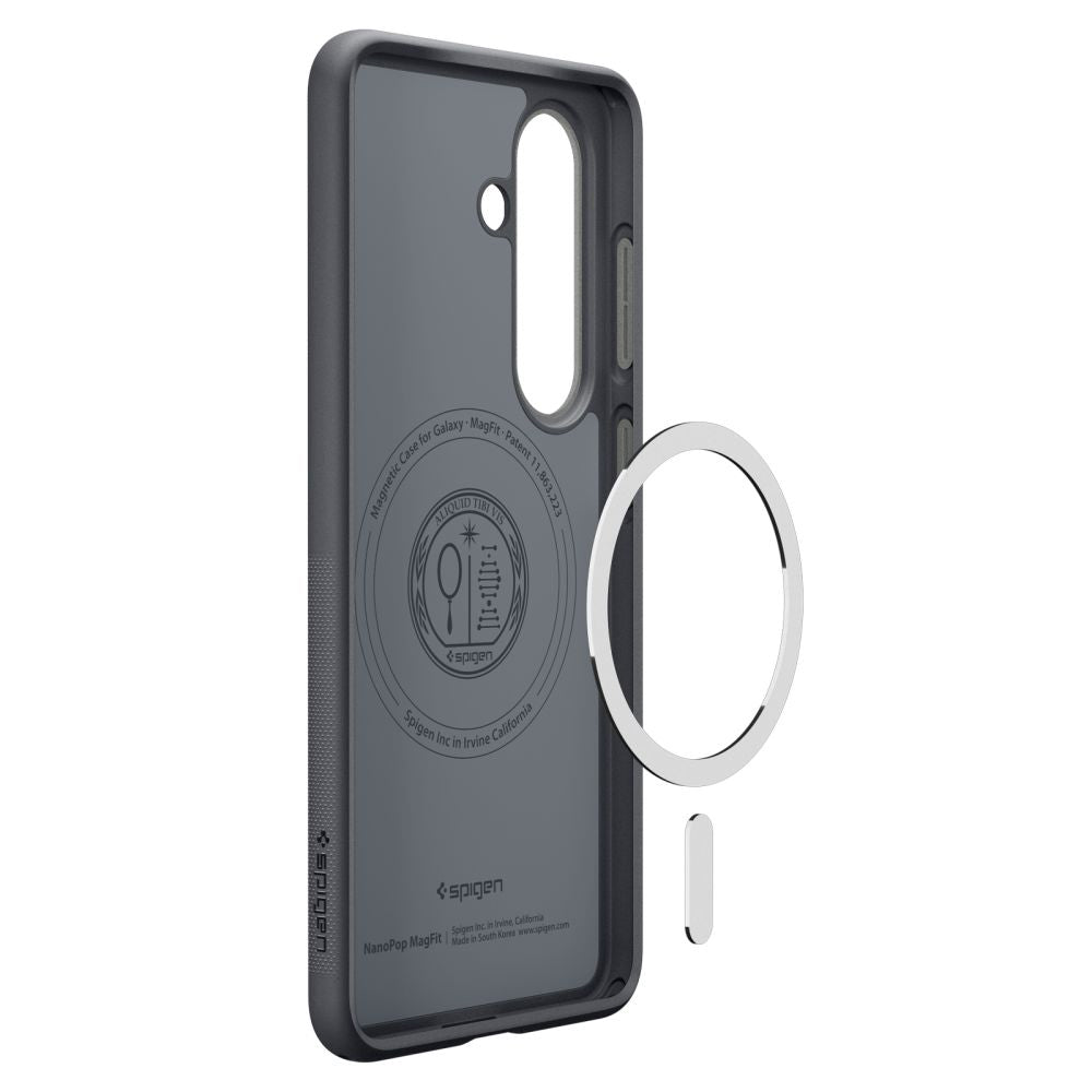 Custodia MagSafe per Samsung Galaxy S26 S942, Spigen, Caseology Nano Pop, Nera ACS11066
