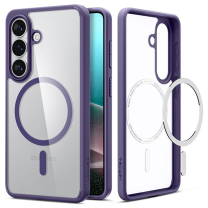 Custodia MagSafe per Samsung Galaxy S26 S942, Spigen, Ultra Hybrid, Viola Scuro ACS11220