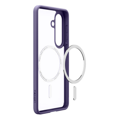 Custodia MagSafe per Samsung Galaxy S26 S942, Spigen, Ultra Hybrid, Viola Scuro ACS11220