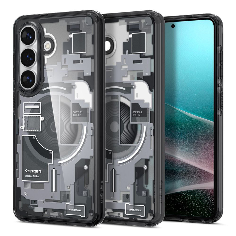 Custodia MagSafe per Samsung Galaxy S26 S942, Spigen, Ultra Hybrid Zero One, Nera ACS10736