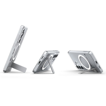 Custodia MagSafe per Samsung Galaxy S26 S942, Spigen, Ultra Hybrid S, Trasparente Bianca ACS11061