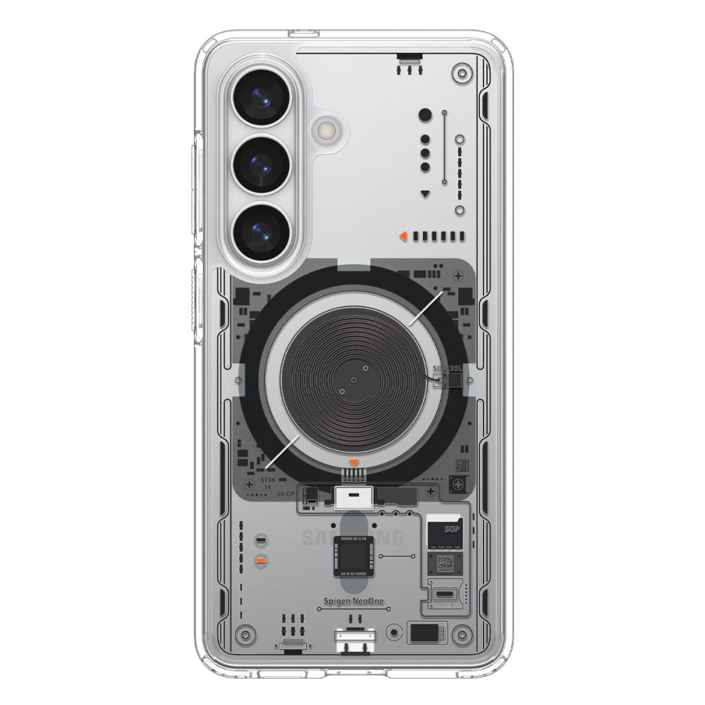 Custodia MagSafe per Samsung Galaxy S26 S942, Spigen, Ultra Hybrid Neo One, Trasparente ACS11218