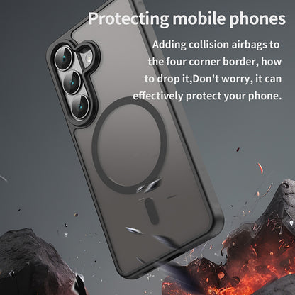 MagSafe Case for Samsung Galaxy S26, Techsuit, HaloFrost II, Black