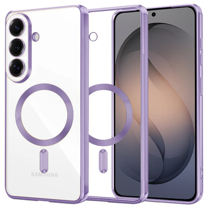 Custodia MagSafe per Samsung Galaxy S26, Techsuit, Luxury Crystal, Lilla Chiaro